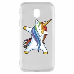 Чехол для Samsung J3 2017 Unicorn dabbing - PrintSalon