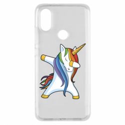 Чехол для Xiaomi Mi A2 Unicorn dabbing - PrintSalon