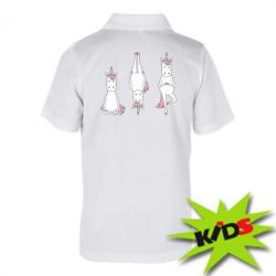 Детское поло Unicorn in yoga - PrintSalon