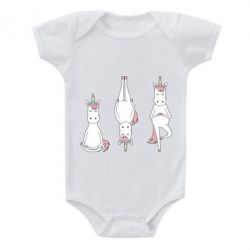 Детский бодик Unicorn in yoga