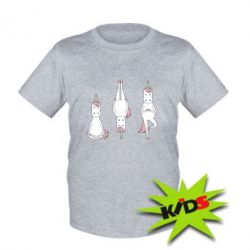 Дитяча футболка Unicorn in yoga