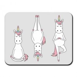 Коврик для мыши Unicorn in yoga