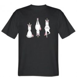 Мужская футболка Stedman Unicorn in yoga - PrintSalon