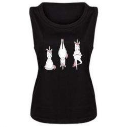 Женская майка Unicorn in yoga - PrintSalon