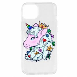Чехол для iPhone 14 Plus Unicorn Princess - PrintSalon