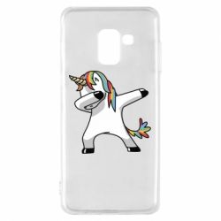 Чехол для Samsung A8 2018 Unicorn SWAG - PrintSalon