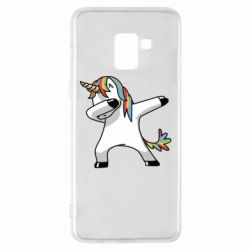 Чехол для Samsung A8+ 2018 Unicorn SWAG - PrintSalon