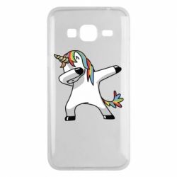 Чехол для Samsung J3 2016 Unicorn SWAG - PrintSalon