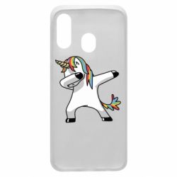 Чехол для Samsung A40 Unicorn SWAG - PrintSalon