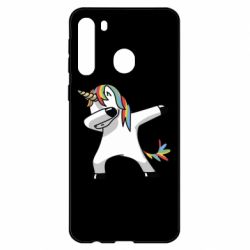 Чехол для Samsung A21 Unicorn SWAG - PrintSalon