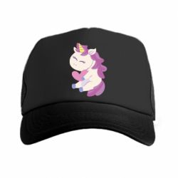 Кепка-тракер Unicorn with love - PrintSalon