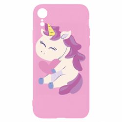Чехол для iPhone XR Unicorn with love - PrintSalon