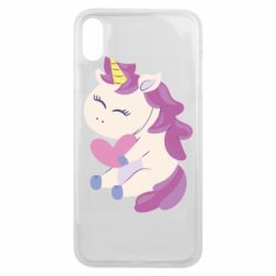 Чехол для iPhone Xs Max Unicorn with love - PrintSalon