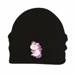 Шапка флисовая Unicorn with love - PrintSalon