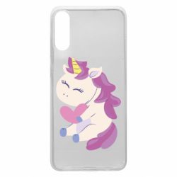 Чехол для Samsung A70 Unicorn with love - PrintSalon