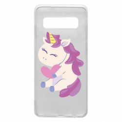 Чехол для Samsung S10 Unicorn with love - PrintSalon