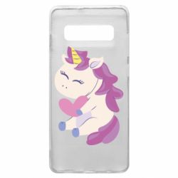 Чехол для Samsung S10+ Unicorn with love - PrintSalon