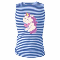 Майка-тельняшка Unicorn with love - PrintSalon