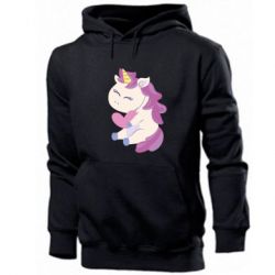 Мужское худи Unicorn with love - PrintSalon