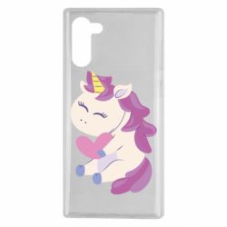 Чехол для Samsung Note 10 Unicorn with love - PrintSalon