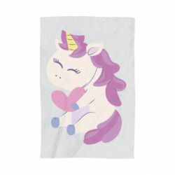 Полотенце с принтом Unicorn with love - PrintSalon