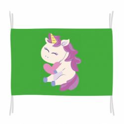 Флаг Unicorn with love - PrintSalon