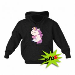 Детское худи Unicorn with love - PrintSalon