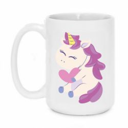 Чашка 420ml Unicorn with love - PrintSalon