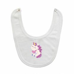 Слюнявчик  Unicorn with love - PrintSalon