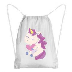 Рюкзак-мешок Unicorn with love - PrintSalon