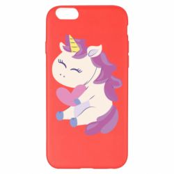 Чехол для iPhone 6 Plus/6S Plus Unicorn with love - PrintSalon