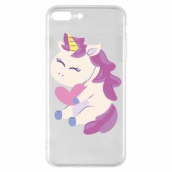 Чехол для iPhone 8 Plus Unicorn with love - PrintSalon