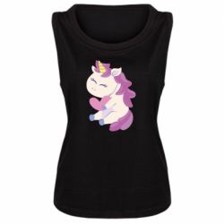 Женская майка Unicorn with love - PrintSalon