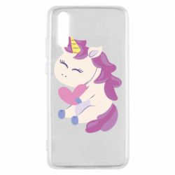 Чехол для Huawei P20 Unicorn with love - PrintSalon