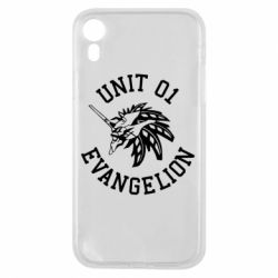 Чехол для iPhone XR Unit 01 evangelion
