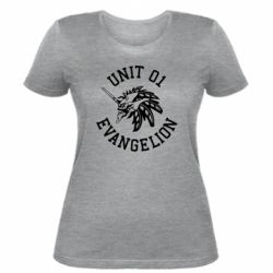 Женская футболка Unit 01 evangelion