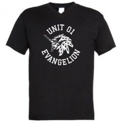 Чоловіча футболка з V-подібним вирізом Unit 01 evangelion - PrintSalon