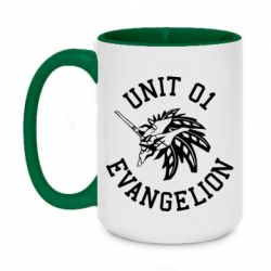 Чашка двокольорова велика Unit 01 evangelion - PrintSalon