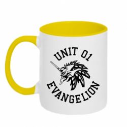 Чашка двокольорова Unit 01 evangelion - PrintSalon