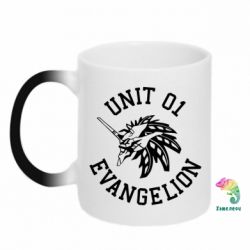 Чашка-хамелеон Unit 01 evangelion - PrintSalon