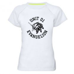 Жіноча футболка для спорту Unit 01 evangelion - PrintSalon