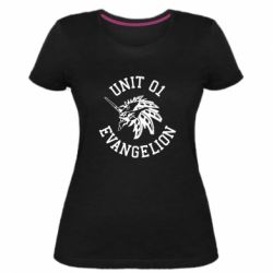 Жіноча преміум футболка Unit 01 evangelion - PrintSalon