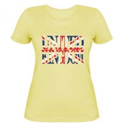 Женская футболка United Kingdom - PrintSalon