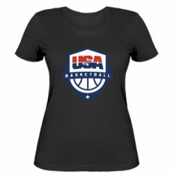 Женская футболка USA basketball - PrintSalon