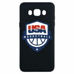 Чехол для Samsung J7 2016 USA basketball - PrintSalon