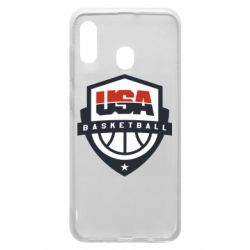Чехол для Samsung A20 USA basketball - PrintSalon