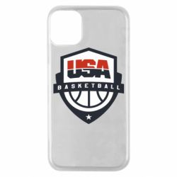 Чехол для iPhone 11 Pro USA basketball - PrintSalon