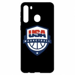 Чехол для Samsung A21 USA basketball - PrintSalon