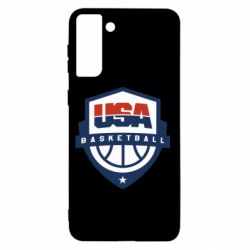Чохол для Samsung S21+ USA basketball