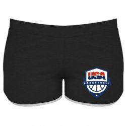 Женские шорты USA basketball - PrintSalon